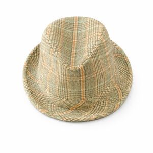 Alternative Apparel Plaid Tweed Fedora Trilby Hat Unisex